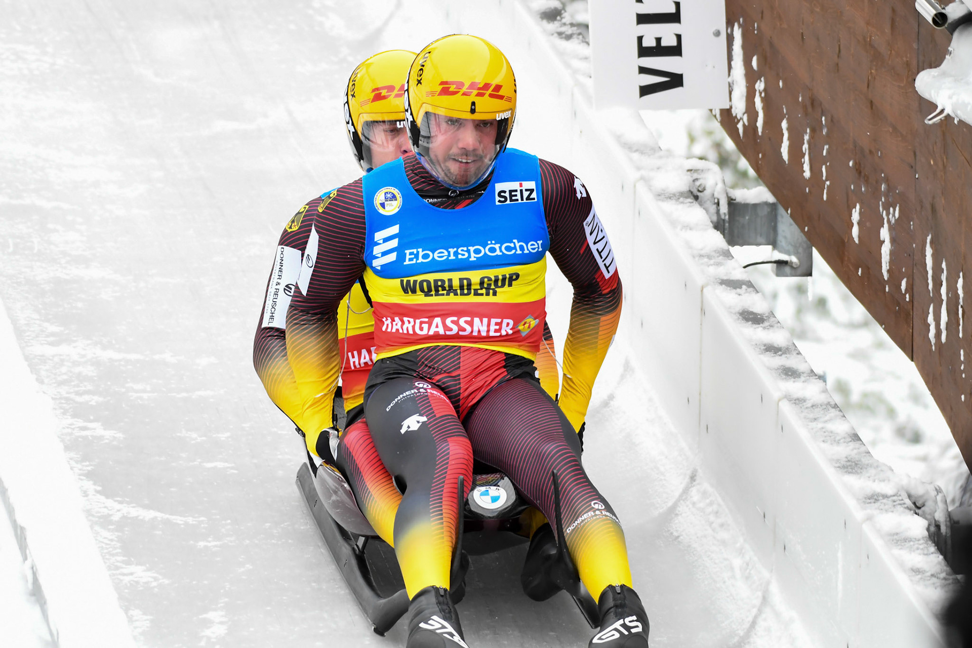 Tobias Wendl, Tobias Arlt, GER; Eberspächer Luge World Cup; Veltins Eisarena Winterberg 25.02.2023