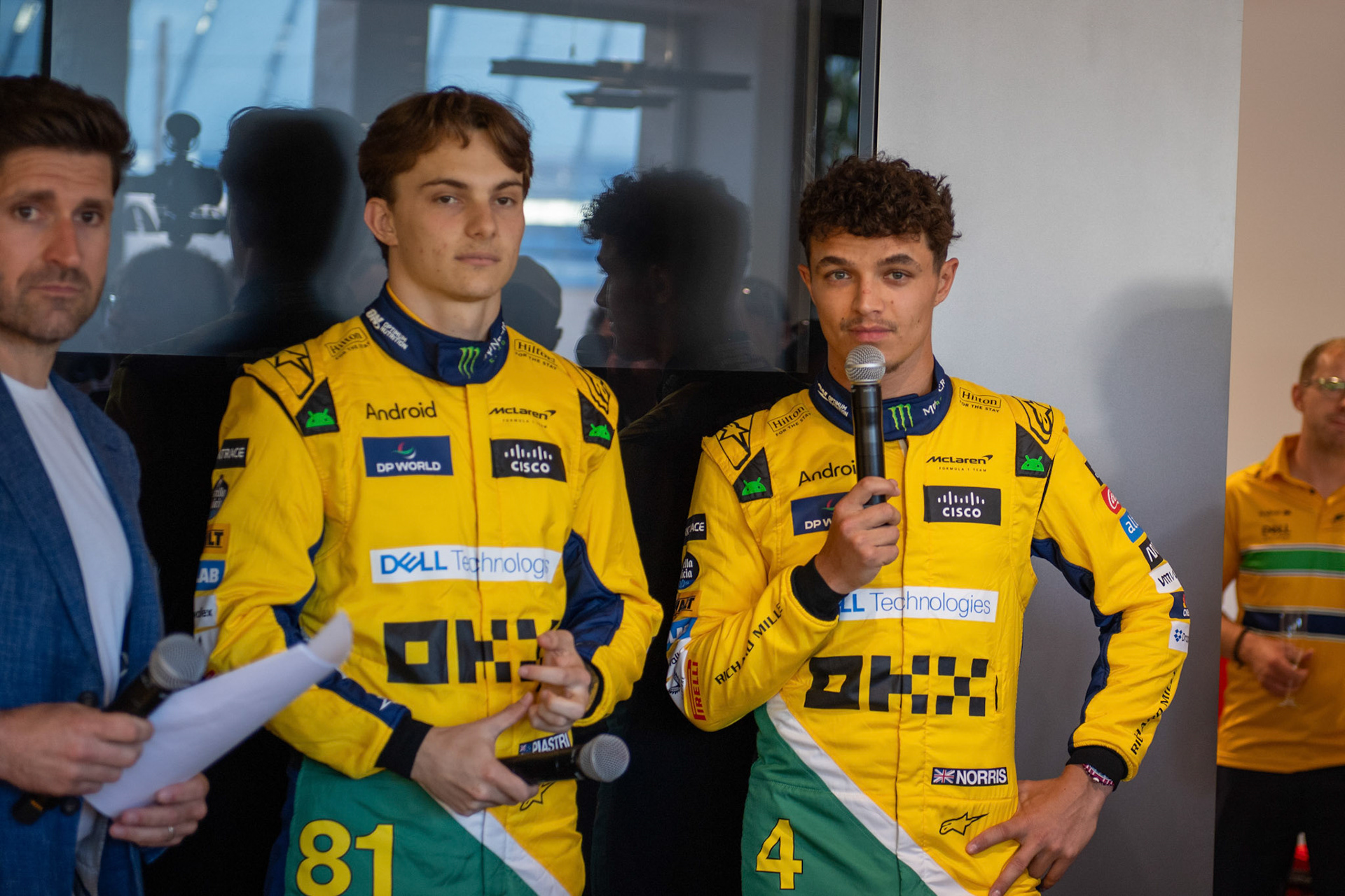 Oscar Piastri #81, McLaren Formula 1 Team und Lando Norris #4, McLaren Formula 1 Team; Formel1 GP Monaco Donnerstag, 23.05.2024