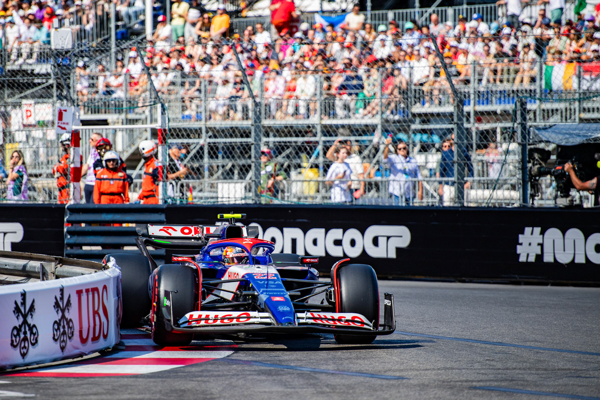 Yuki Tsunoda #22, Visa Cash App RB Formula One Team; Formel1 GP Monaco Samstag, 25.05.2024