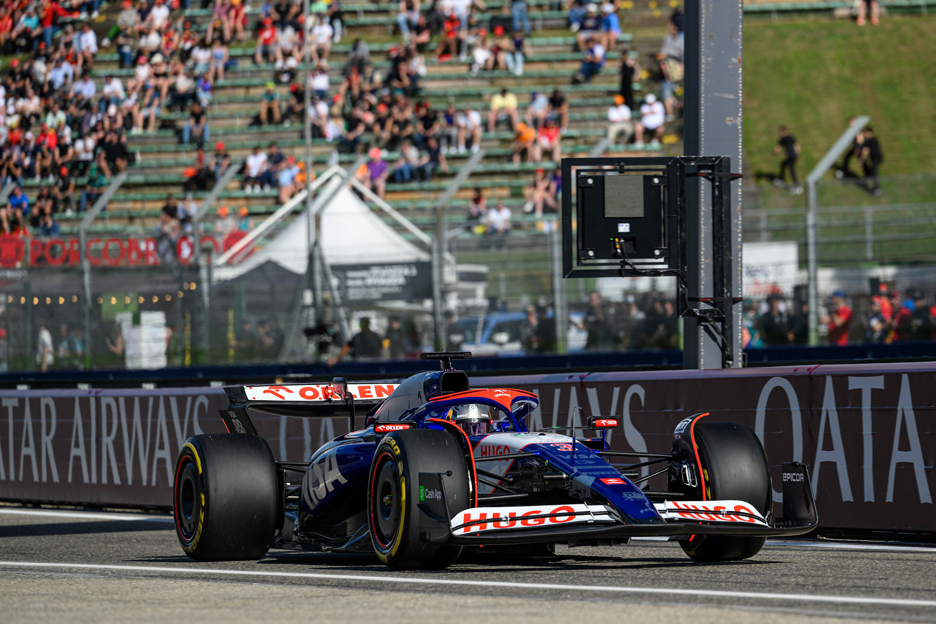 Daniel Ricciardo, #3, Visa Cash App RB Formula One Team; F1 GP Imola / Italien Freitag, 17.05.2024