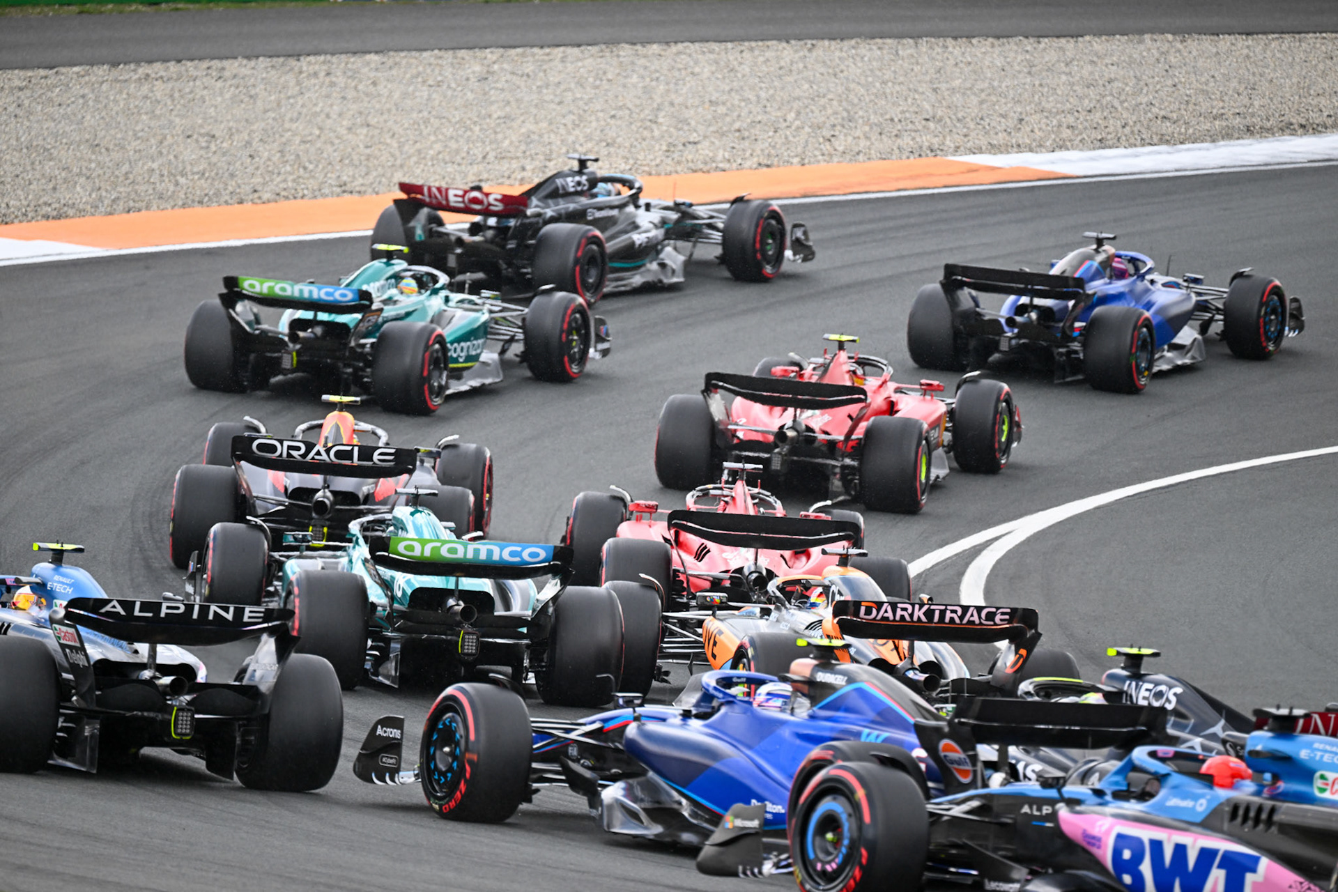 Rennstart; Formel 1 GP Holland / Zandvoort. Sonntag, 27.08.2023