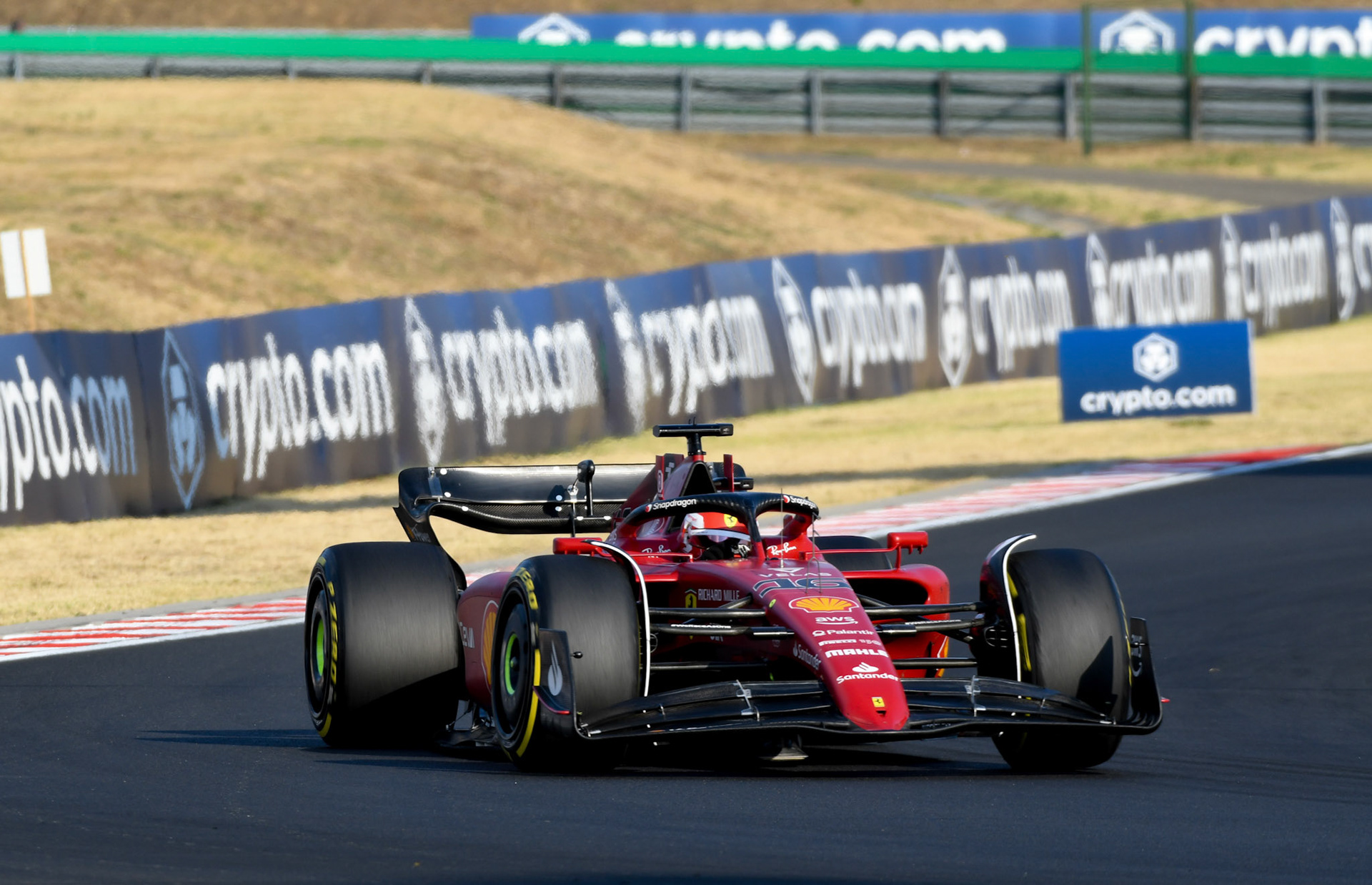 Charles Leclerc (MCO) Scuderia Ferrari; Formel 1 Ungarn am 29.07.2022