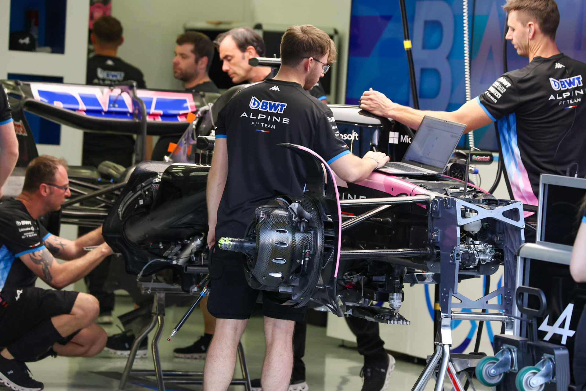 BWT Alpine F1 Team; Formel 1 GP Bahrain. Mittwoch 28.02.2024