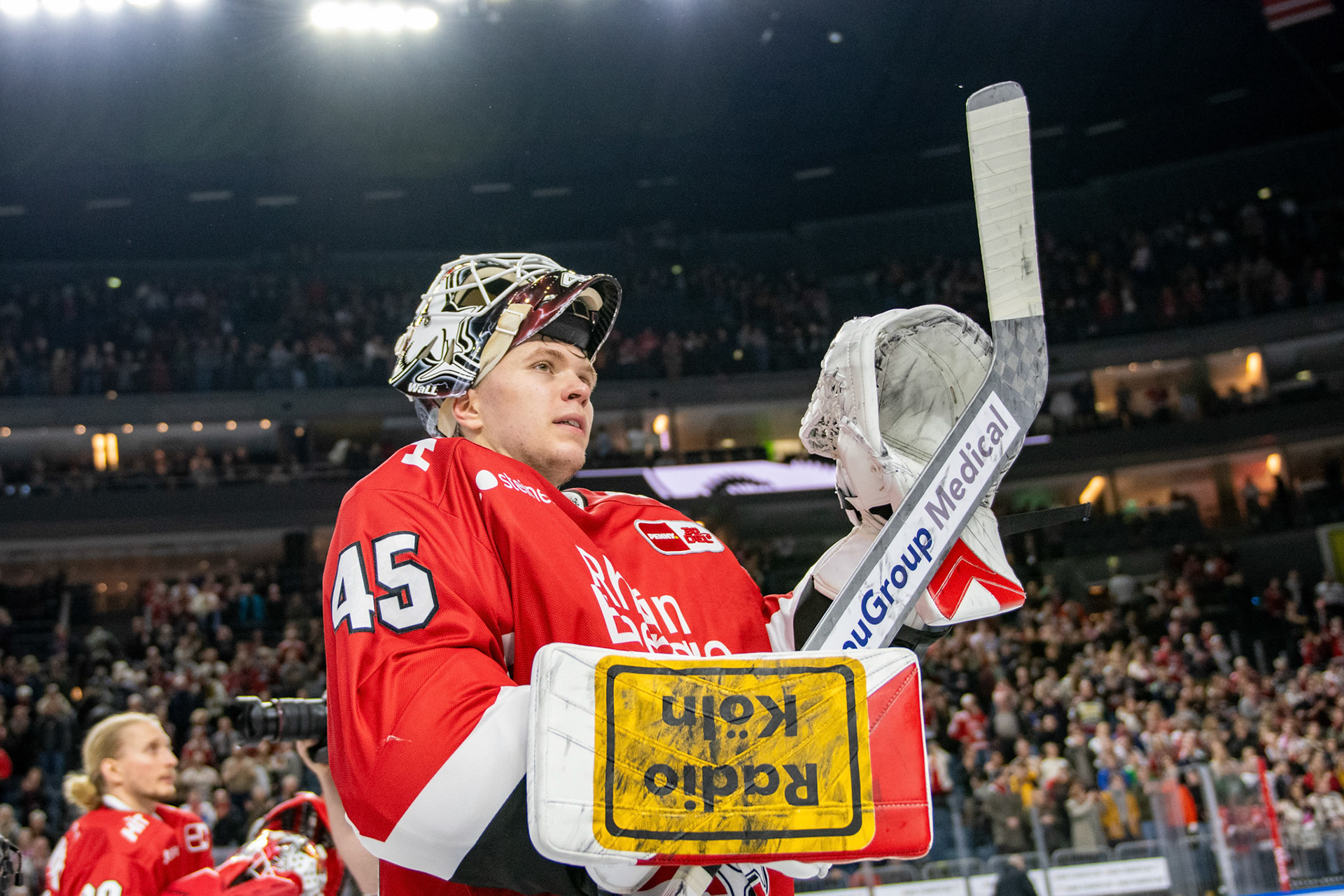 Tobias Ancicka; DEL Kölner Haie - Augsburger Panther, 19.11.2023