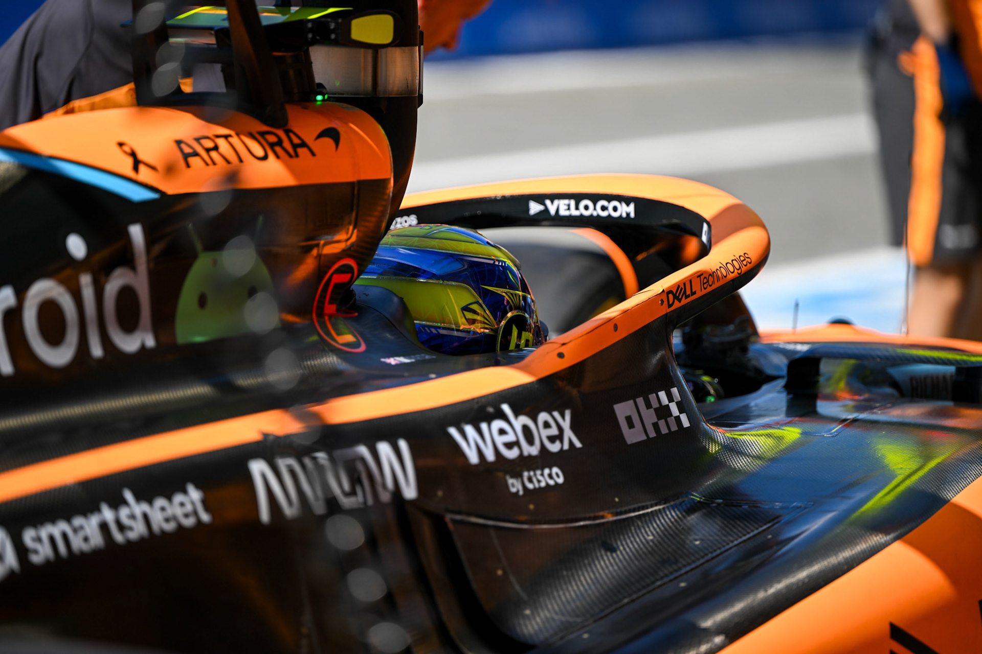 Lando Norris (GBR) McLaren; Formel 1 GP Italien Monza, Samstag, 10.09.2022