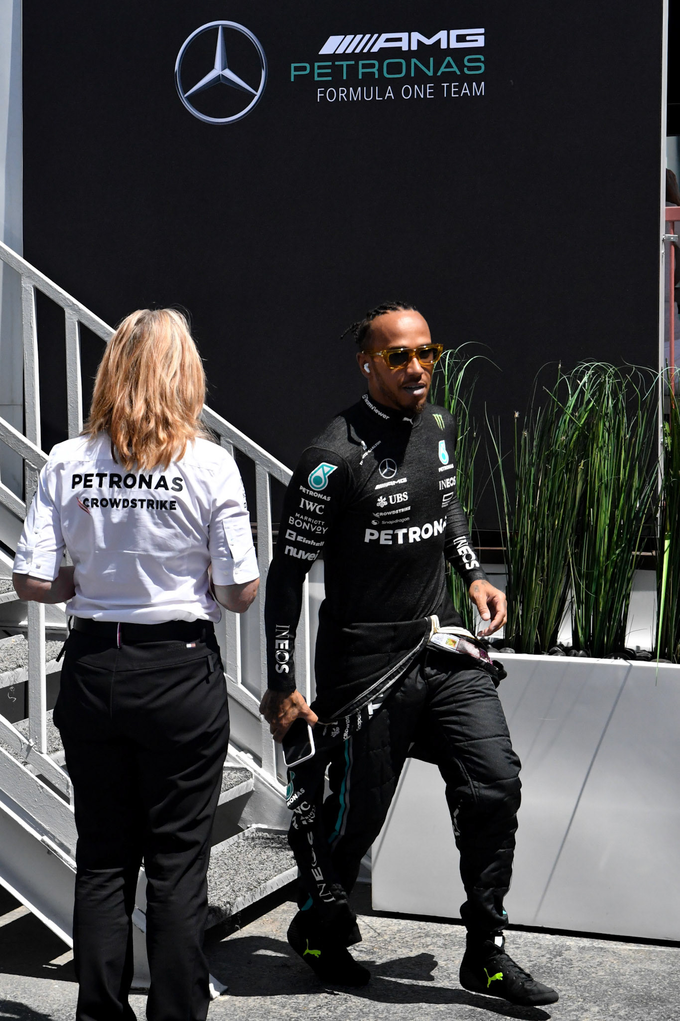 Lewis Hamilton (GBR) Mercedes AMG F1 Team; Formel 1 GP Baku Azerbaijan. Samstag 29.04.2023