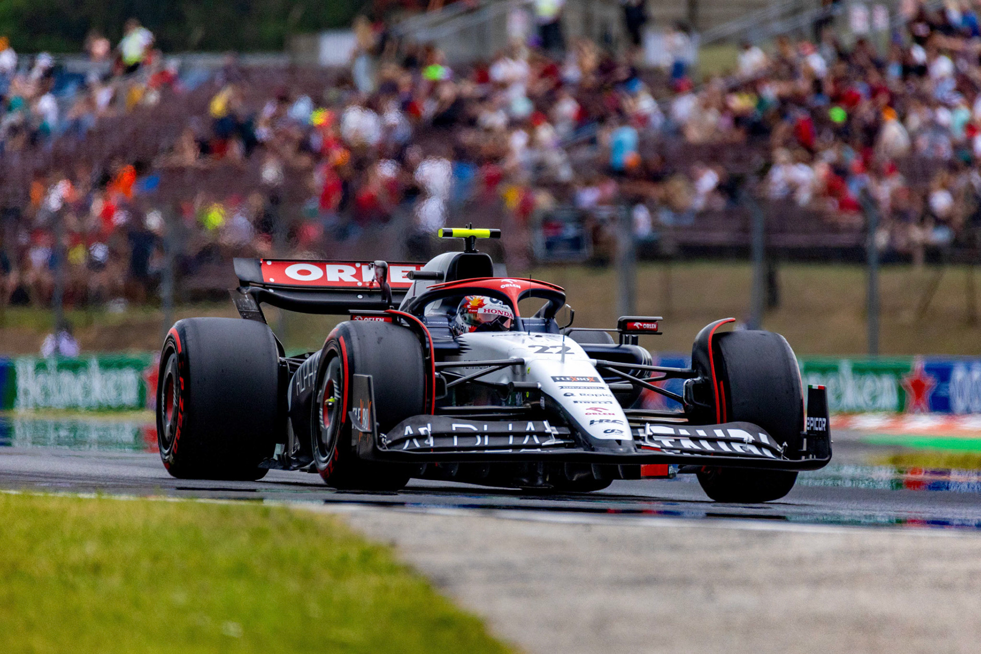 Yuki Tsunoda (JPN) Scuderia Alpha Tauri;Formel 1 GP Budapest / Ungarn. Feitag, 21.07.2023