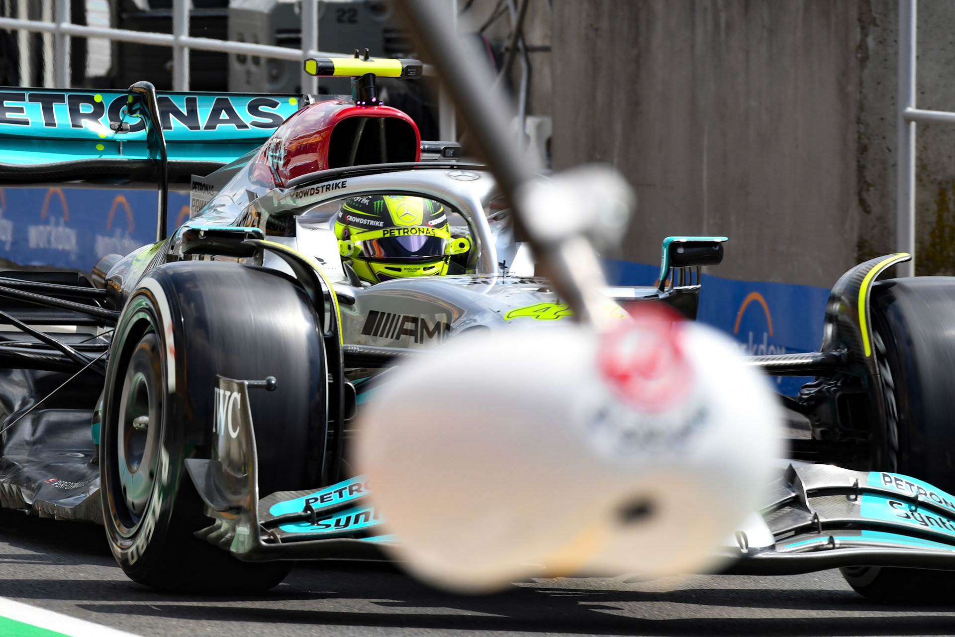 Lewis Hamilton (GBR) Merceds AMG Petronas F1 Team; Formel 1 Ungarn am 29.07.2022