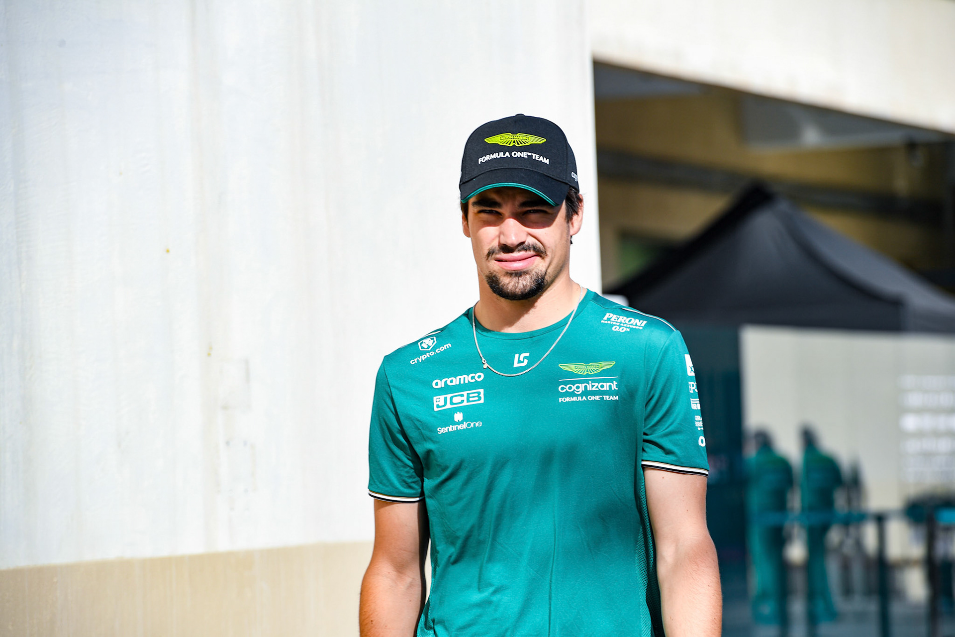 Lance Stroll (CAN) Aston Martin Formula One Team; Formel 1 GP Abu Dhabi. Donnerstag 23.11.2023