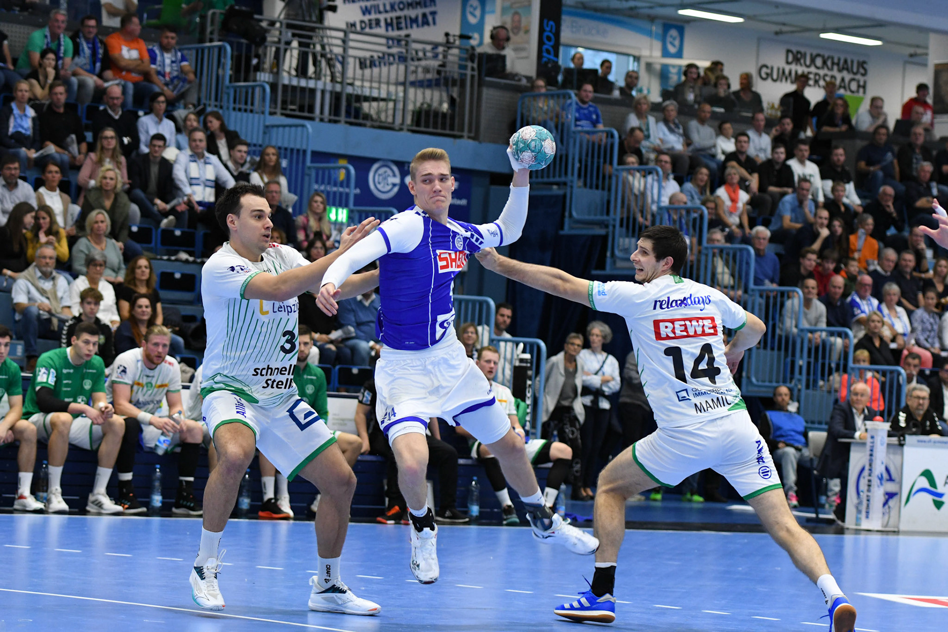 VfL Gummersbach; Handball Bundesliga; VfL Gummersbach - SCDHFK Leipzig 09.10.2022