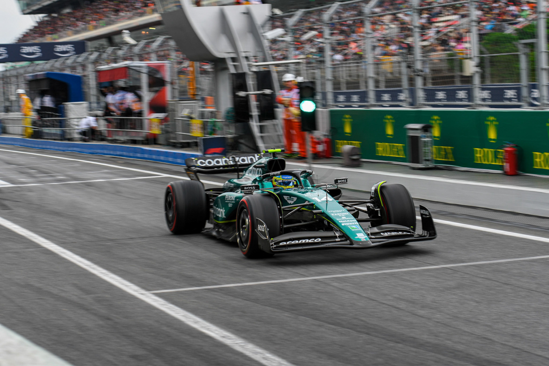 Fernando Alonso (ESP) Aston Martin Formula One Team; Formel 1 GP Barcelona. Samstag 03.06.2023