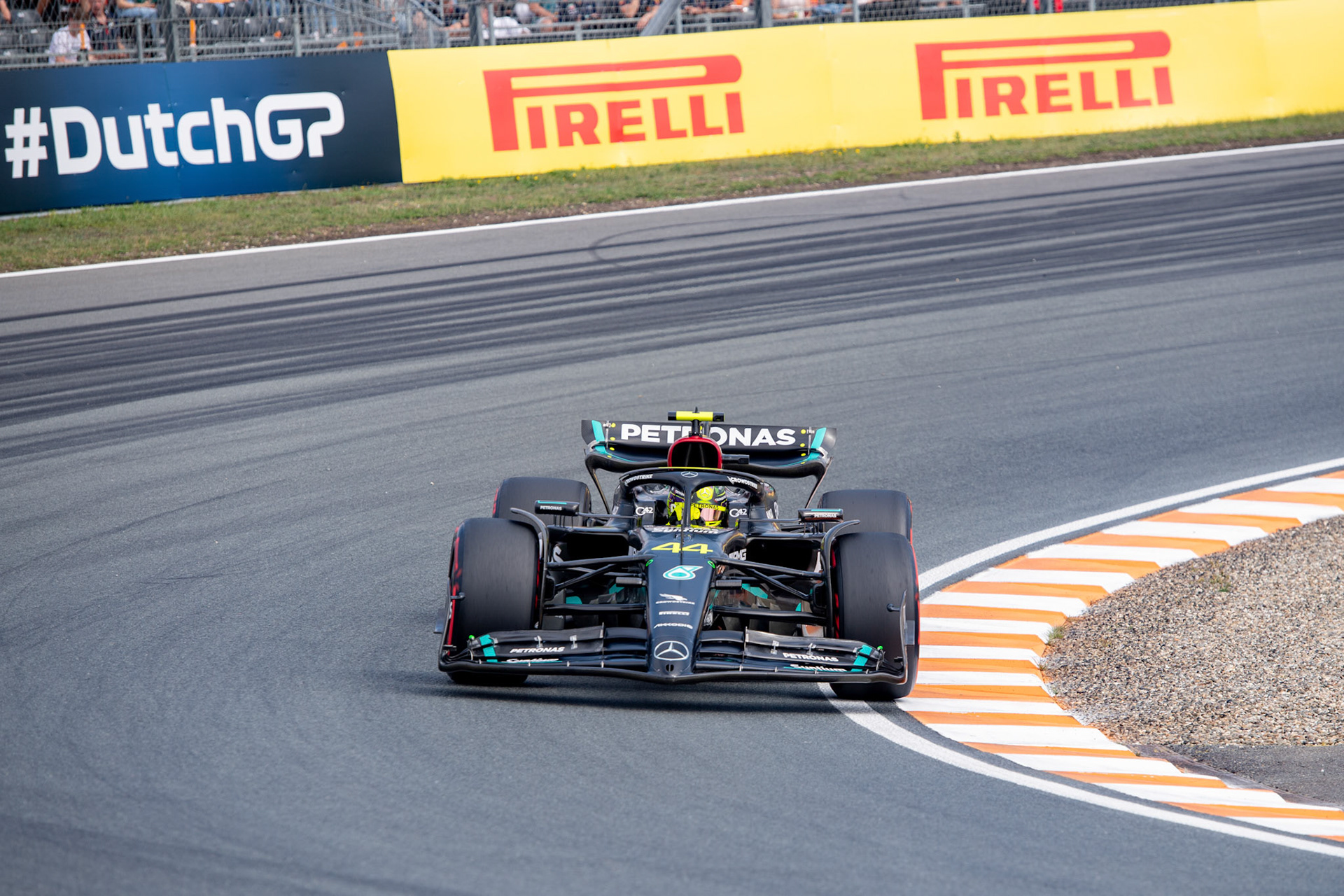 Lewis Hamilton (GBR) Mercedes AMG F1 Team; Formel 1 GP Holland / Zandvoort. Freitag, 25.08.2023
