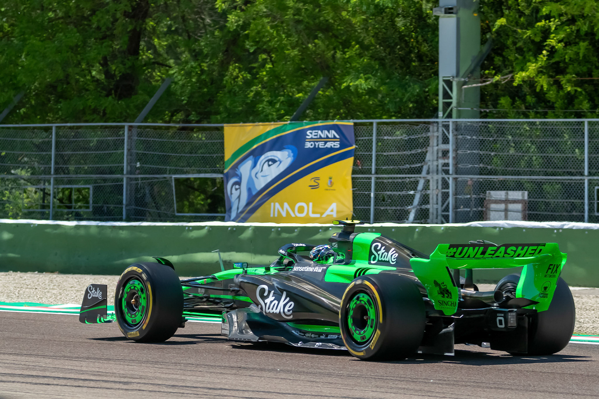 Guanyu Zhou #24, Stake F1 Team Kick Sauber; F1 GP Imola / Italien Freitag, 17.05.2024