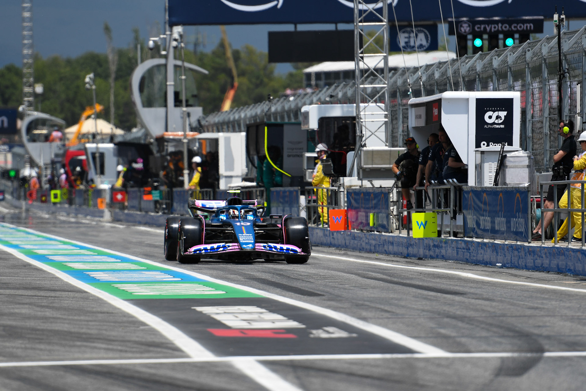Pierre Gasly (FRA) Alpine F1 Team; Formel 1 GP Barcelona. Freitag 02.06.2023