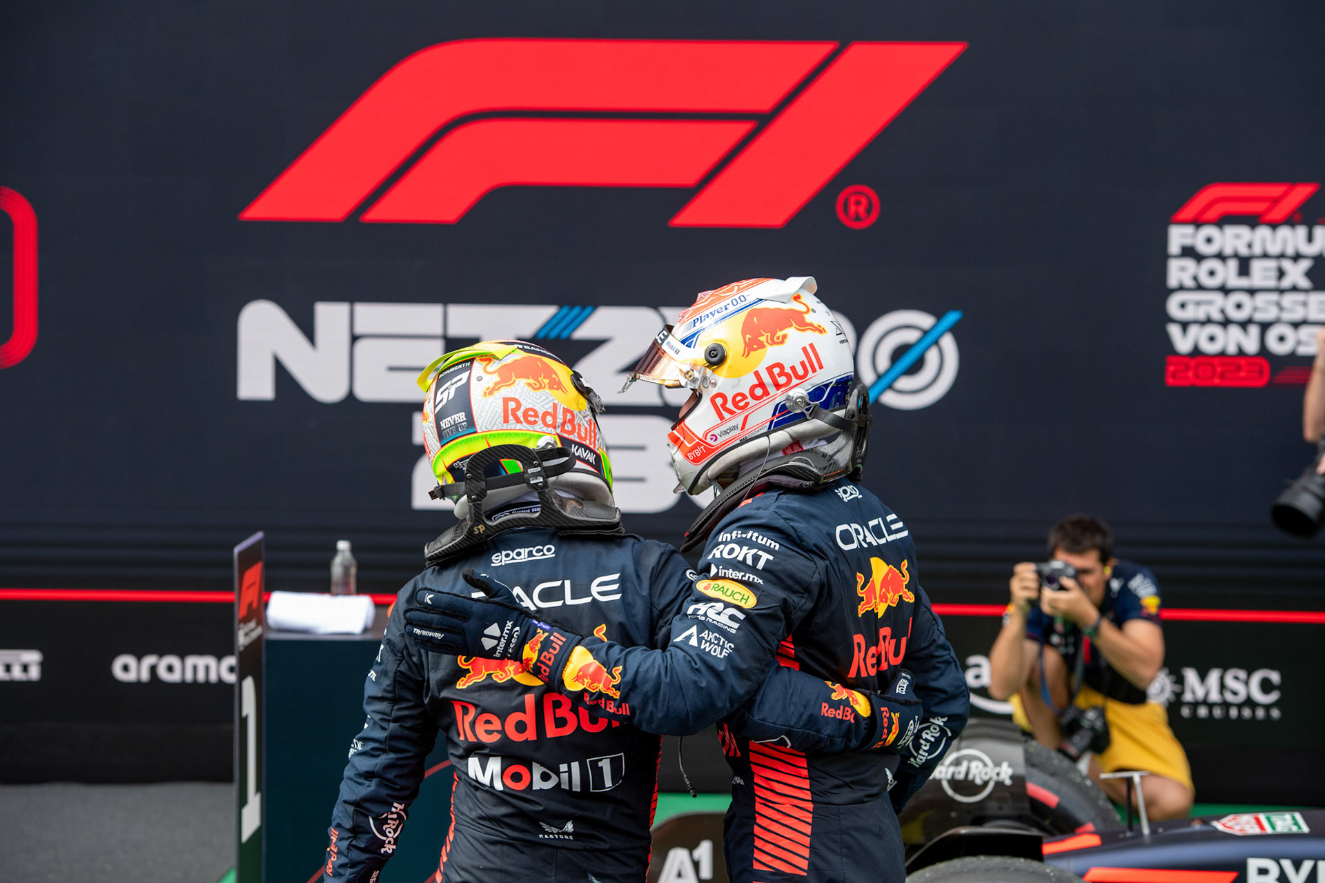 Sergio Perez (MEX) Red Bull Racing; Formel 1 GP Austria / Österreich. Sonntag, 02.07.2023