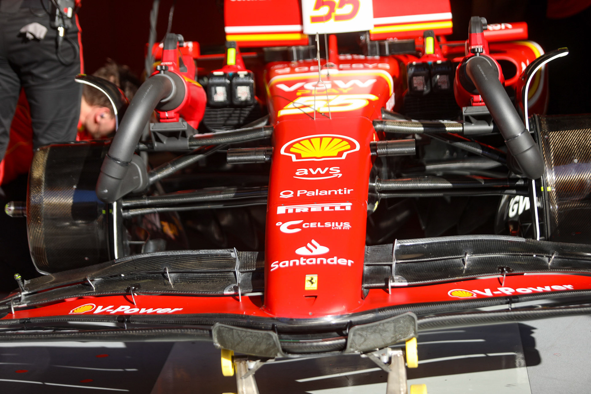 Carlos Sainz #55, Scuderia Ferrari; Formel 1 Pre-Season Tests Bahrain. Mittwoch, 21.02.2024