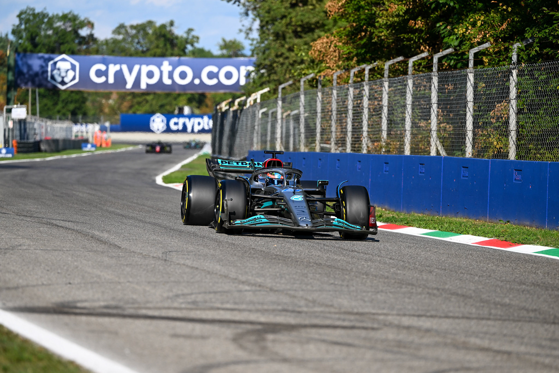George Russell (GBR) Merceds AMG Petronas F1 Team; Formel 1 GP Italien Monza, Freitag, 09.09.2022