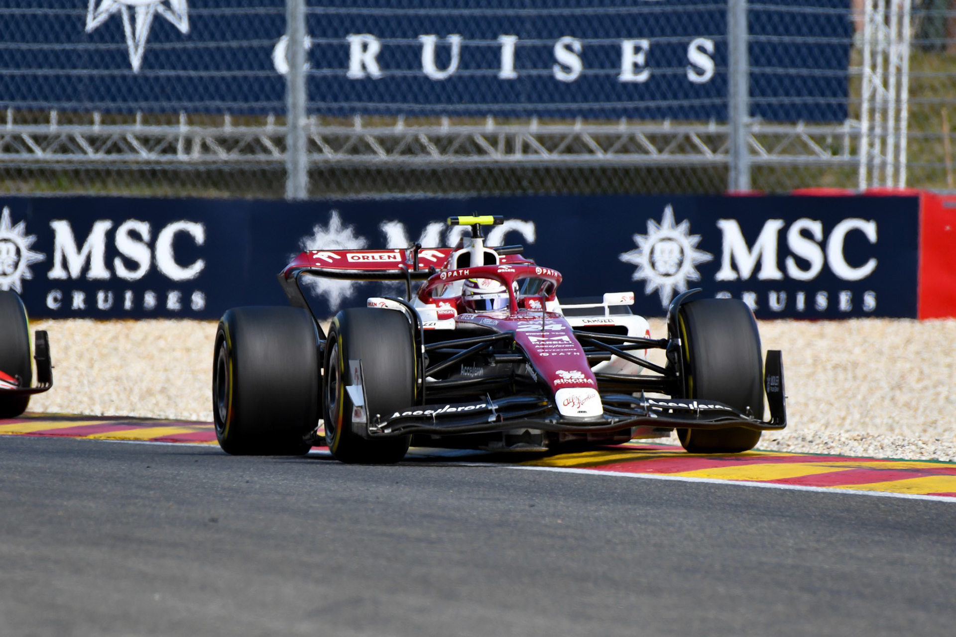 Guanyu Zhou (CHN) Alfa Romeo Racing; Formel 1 GP Belgien, Sonntag, 28.08.2022