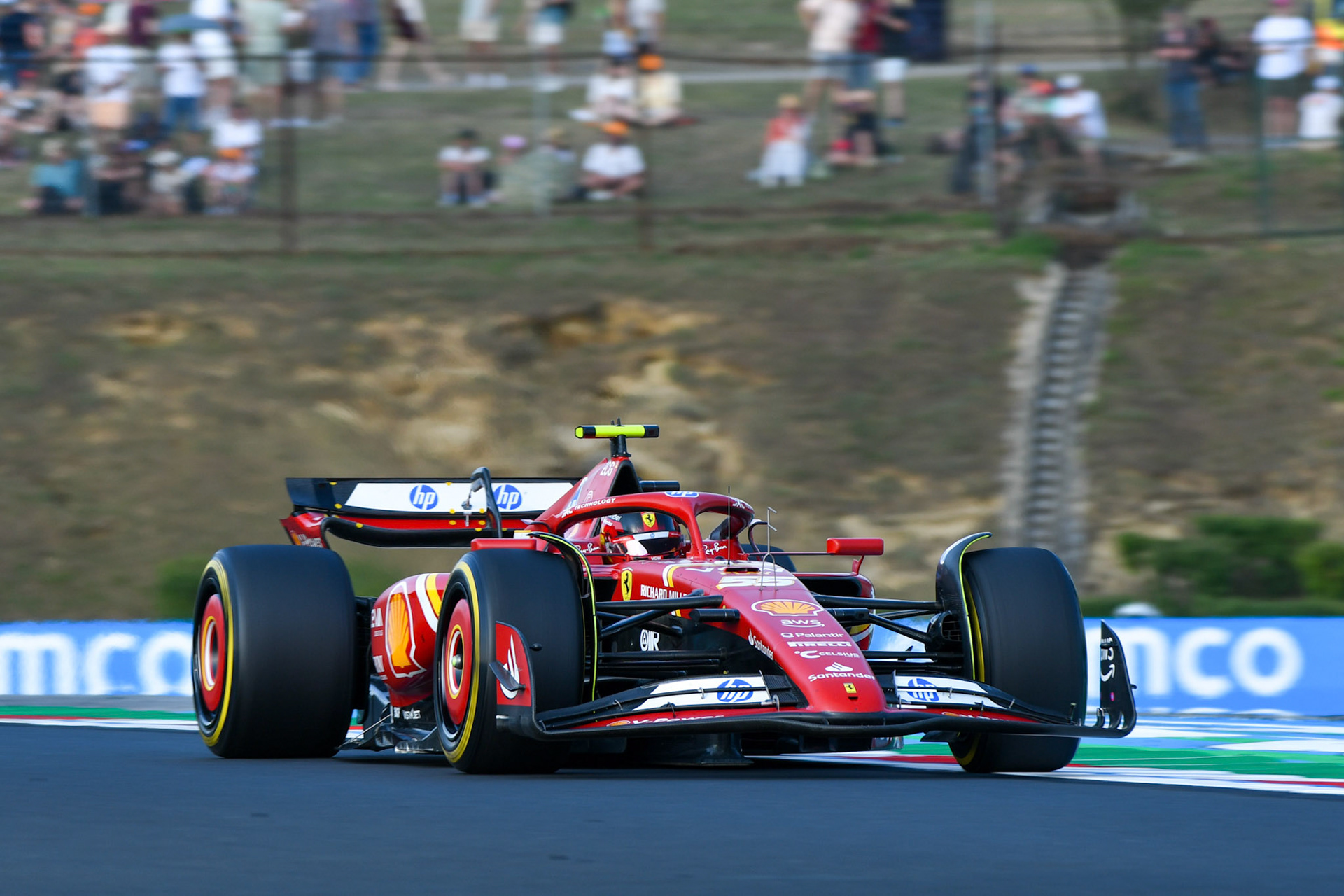 Carlos Sainz #55, Scuderia Ferrari;Formel 1 Budapest / Ungarn, 20.07.2024