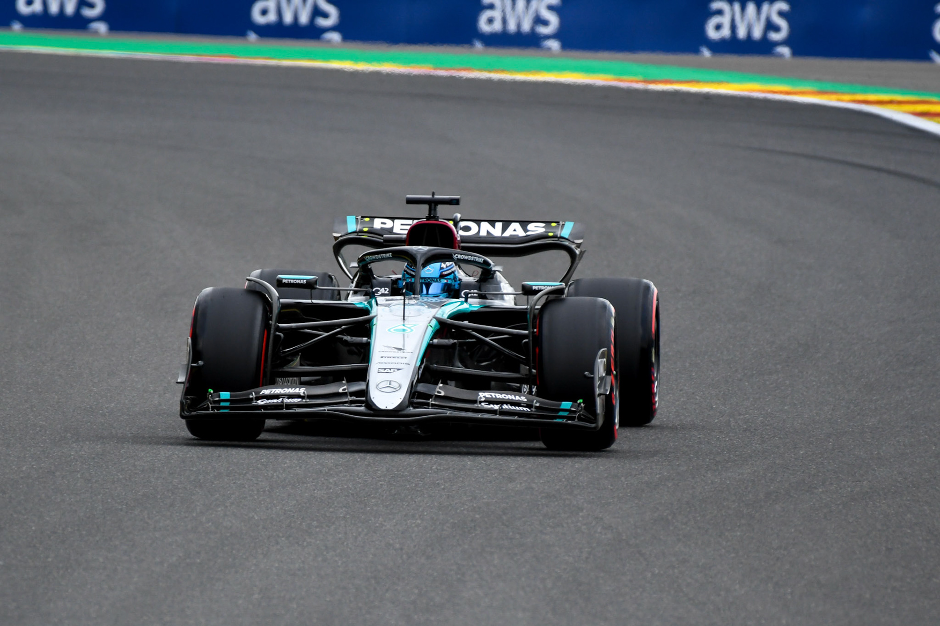 George Russell #63, Mercedes-AMG Petronas F1 Team;Formel 1 GP Spa / Belgien. Freitag, 26.07.2024