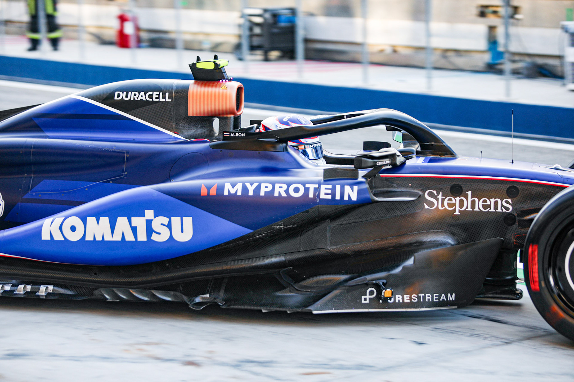 Logan Sargeant #2, Williams Racing; Formel 1 Pre-Season Tests Bahrain. Mittwoch, 21.02.2024