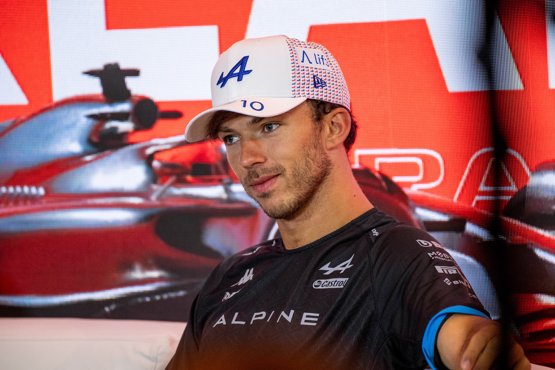 Pierre Gasly (FRA) Alpine F1 Team Pressekonferenz; Formel 1 GP Holland / Zandvoort. Sonntag, 27.08.2023