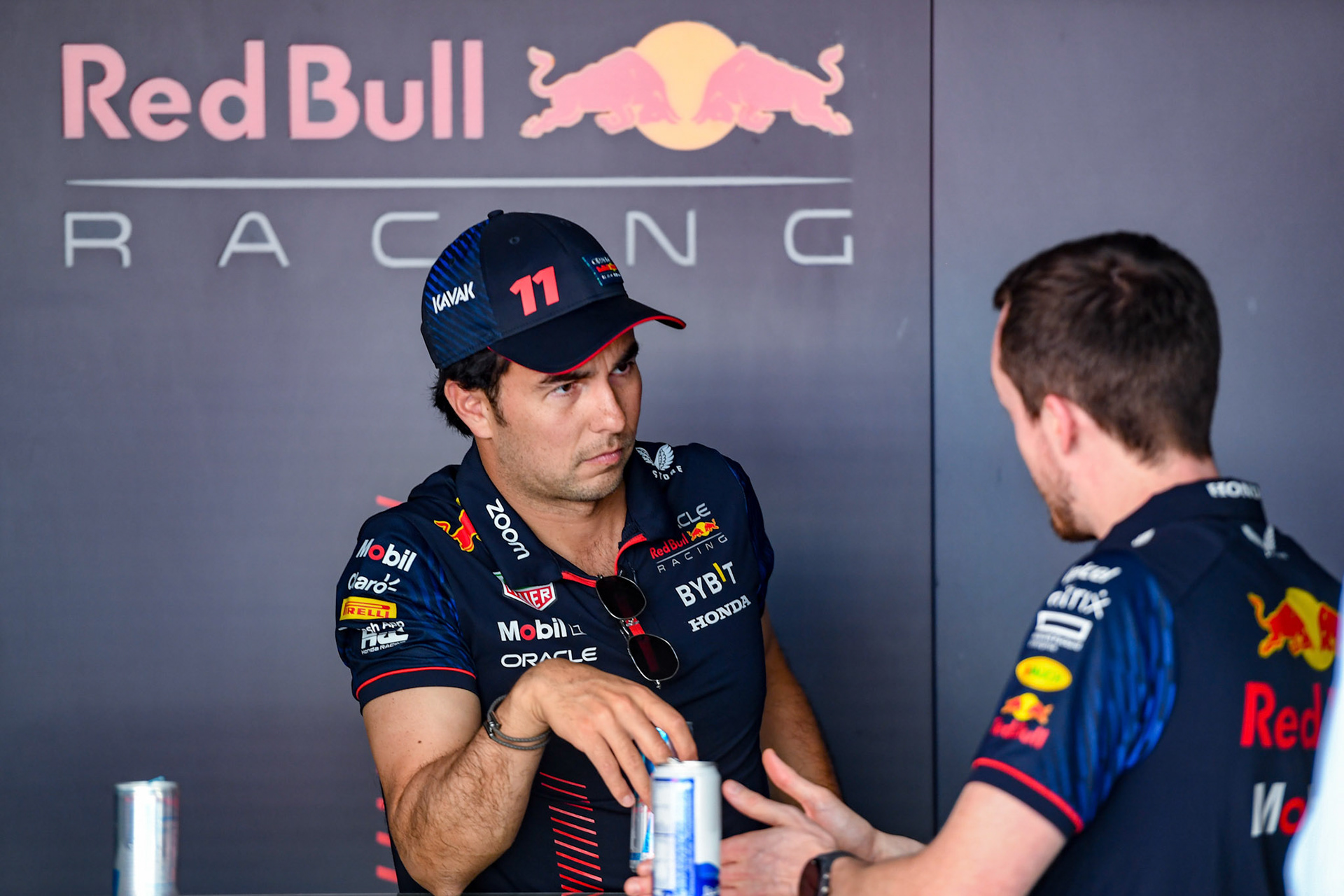 Sergio Perez (MEX) Red Bull Racing; Formel 1 GP Abu Dhabi. Donnerstag 23.11.2023