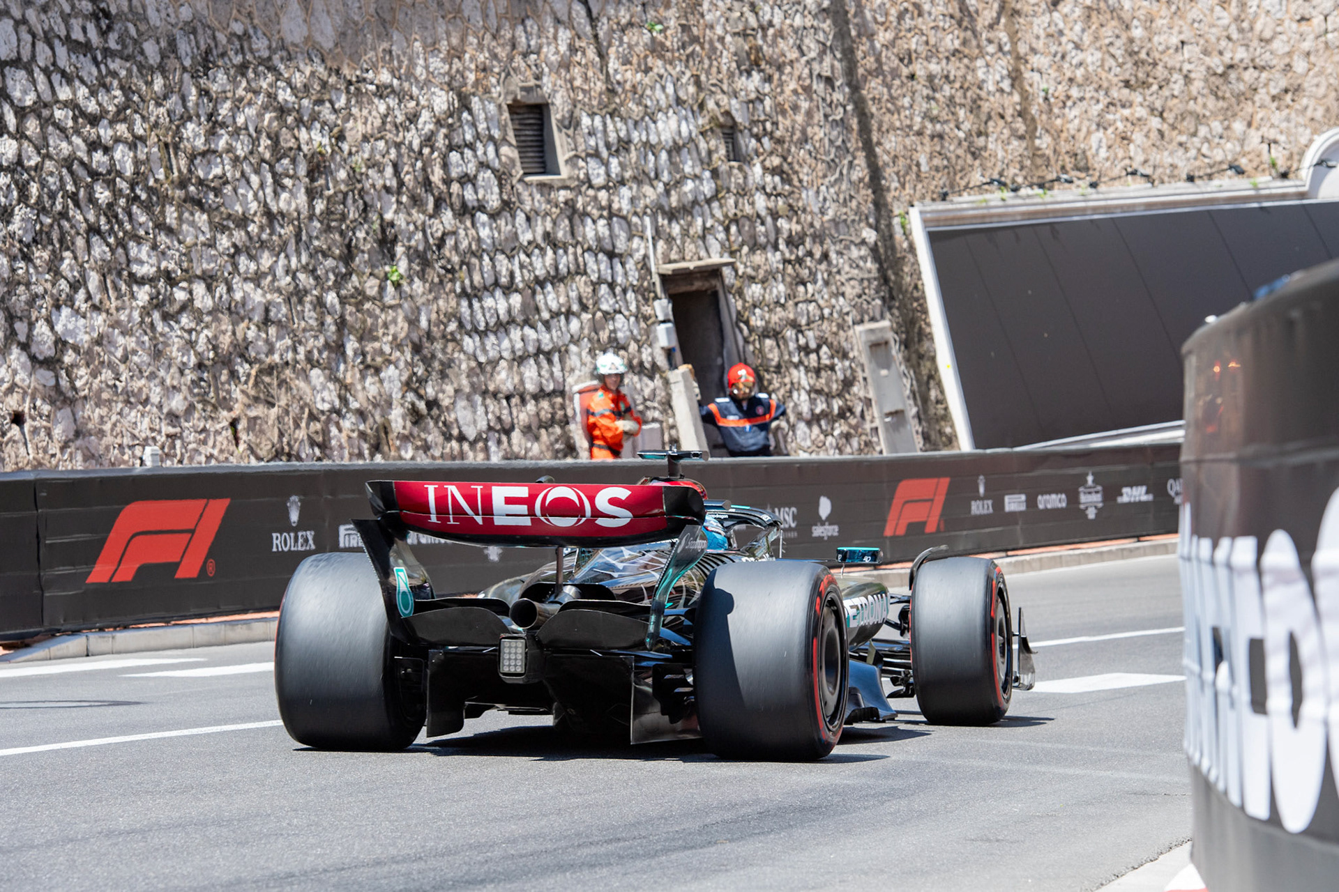 George Russell #63, Mercedes-AMG Petronas F1 Team; Formel1 GP Monaco Samstag, 25.05.2024