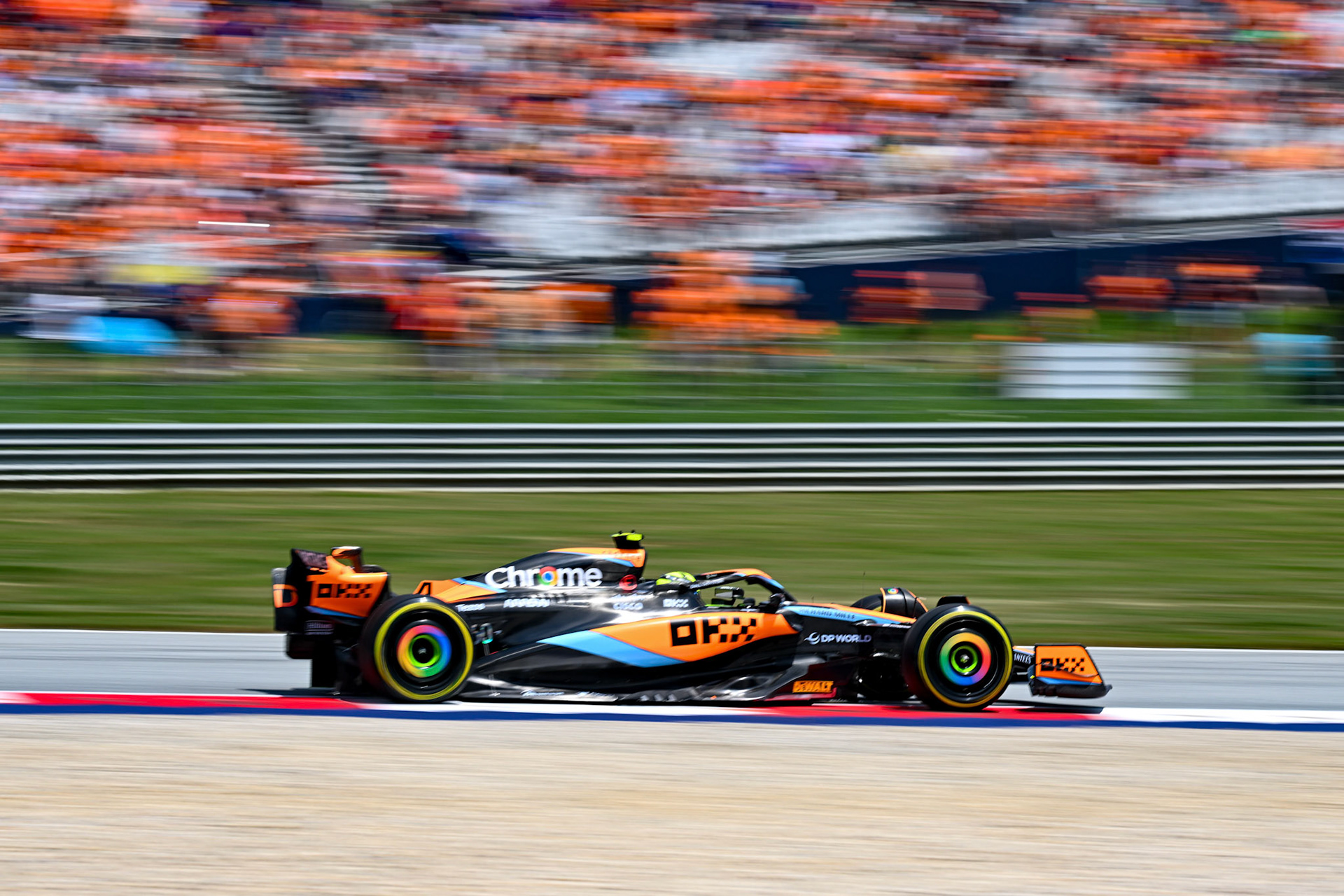 Lando Norris (GBR) McLaren F1 Team; Formel 1 GP Austria / Österreich. Freitag, 30.06.2023