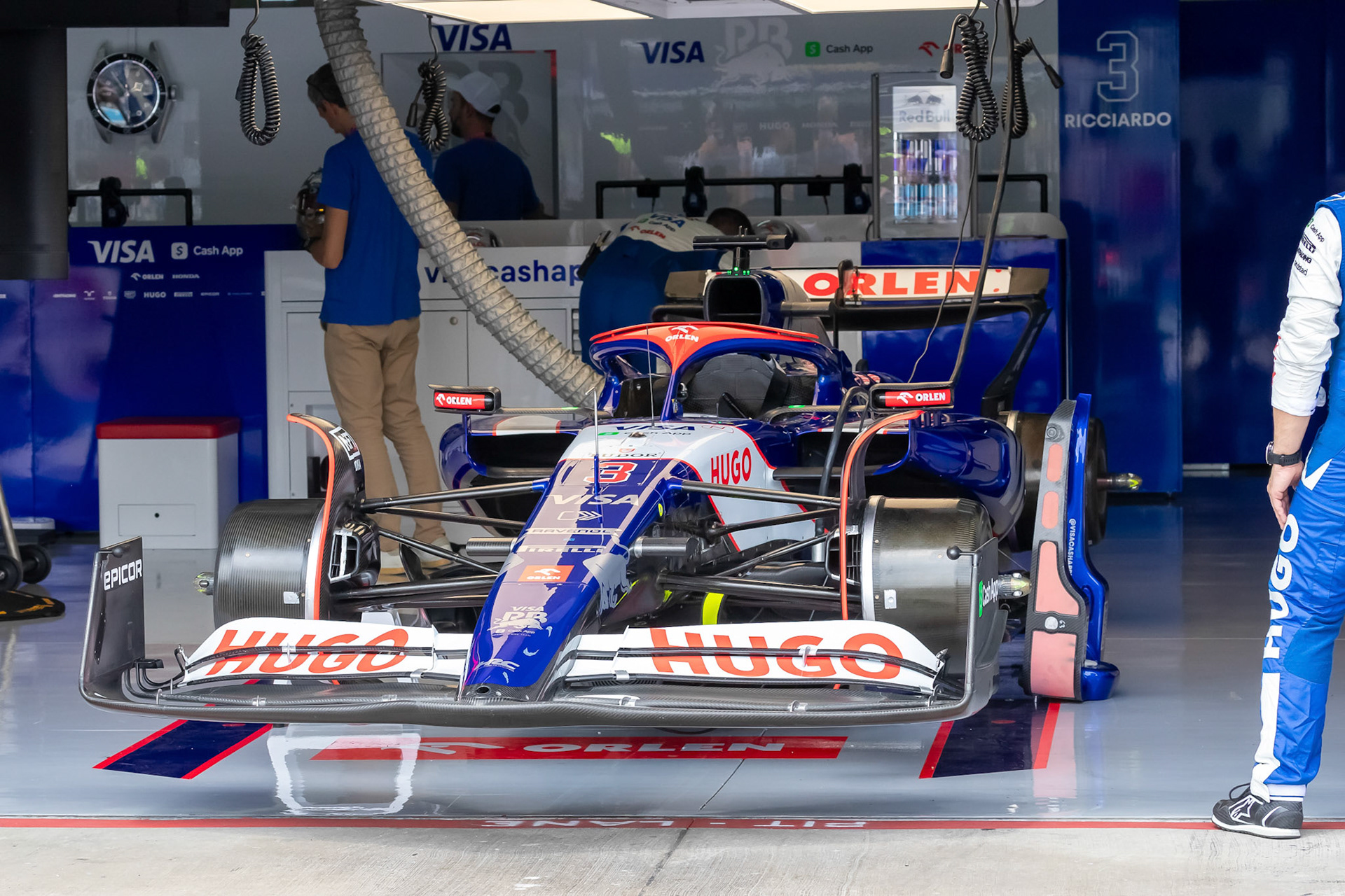Daniel Ricciardo, #3, Visa Cash App RB Formula One Team; F1 GP Imola / Italien Sonntag, 19.05.2024