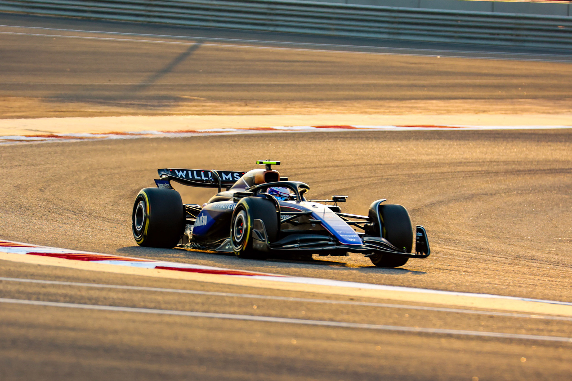 Logan Sargeant #2, Williams Racing; Formel 1 Pre-Season Tests Bahrain. Donnerstag, 22.02.2024