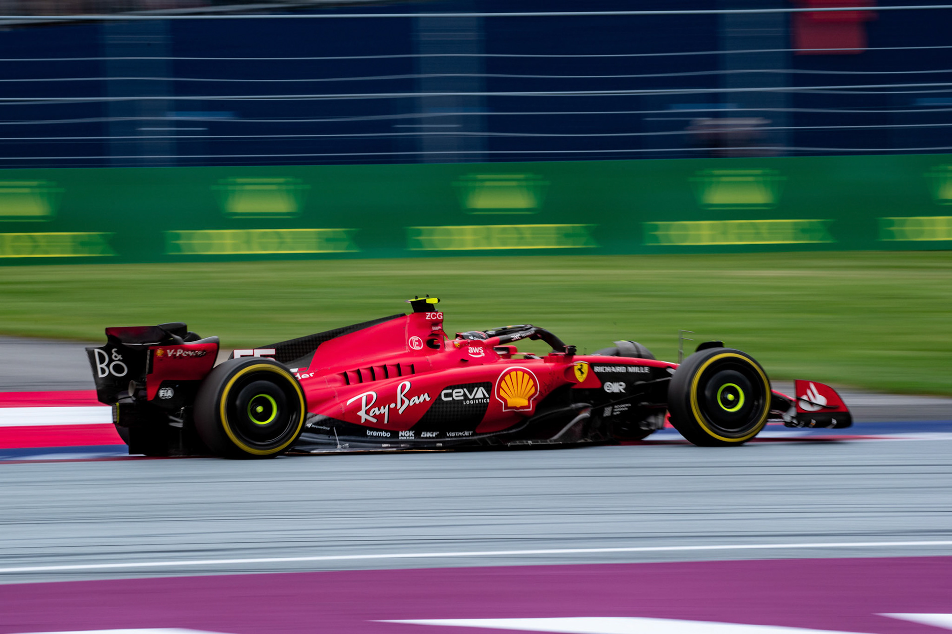 Carlos Sainz (ESP) Scuderia Ferrari; Formel 1 GP Austria / Österreich. Sonntag, 02.07.2023