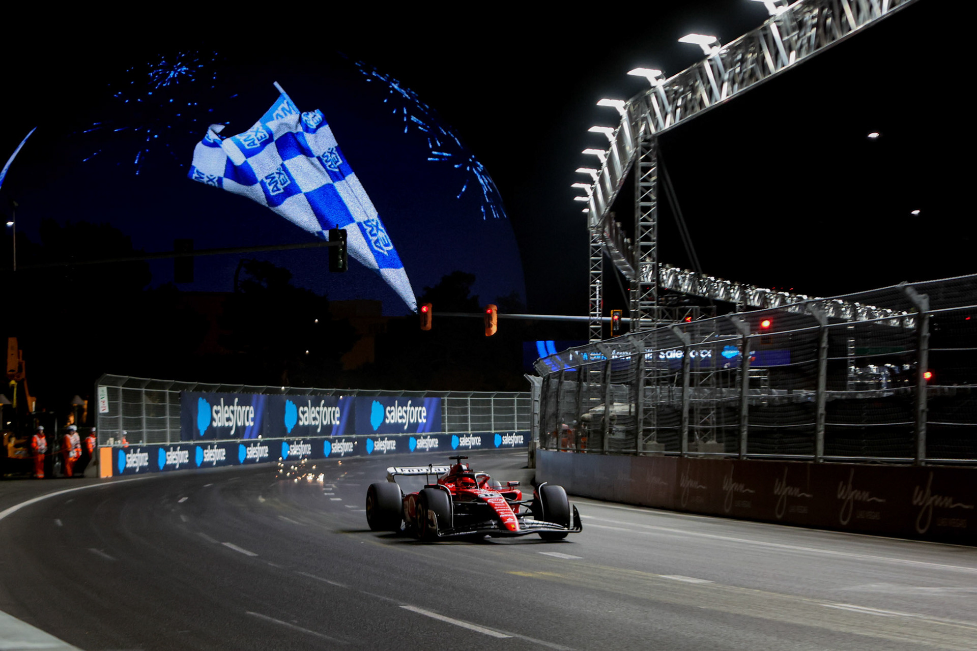 Charles Leclerc (MCO) Scuderia Ferrari;Formel 1 GP USA Las Vegas. Samstag 18.11.2023