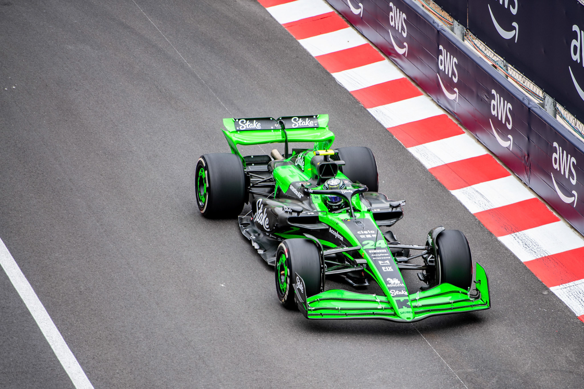 Guanyu Zhou #24, Stake F1 Team Kick Sauber; Formel1 GP Monaco Freitag, 24.05.2024