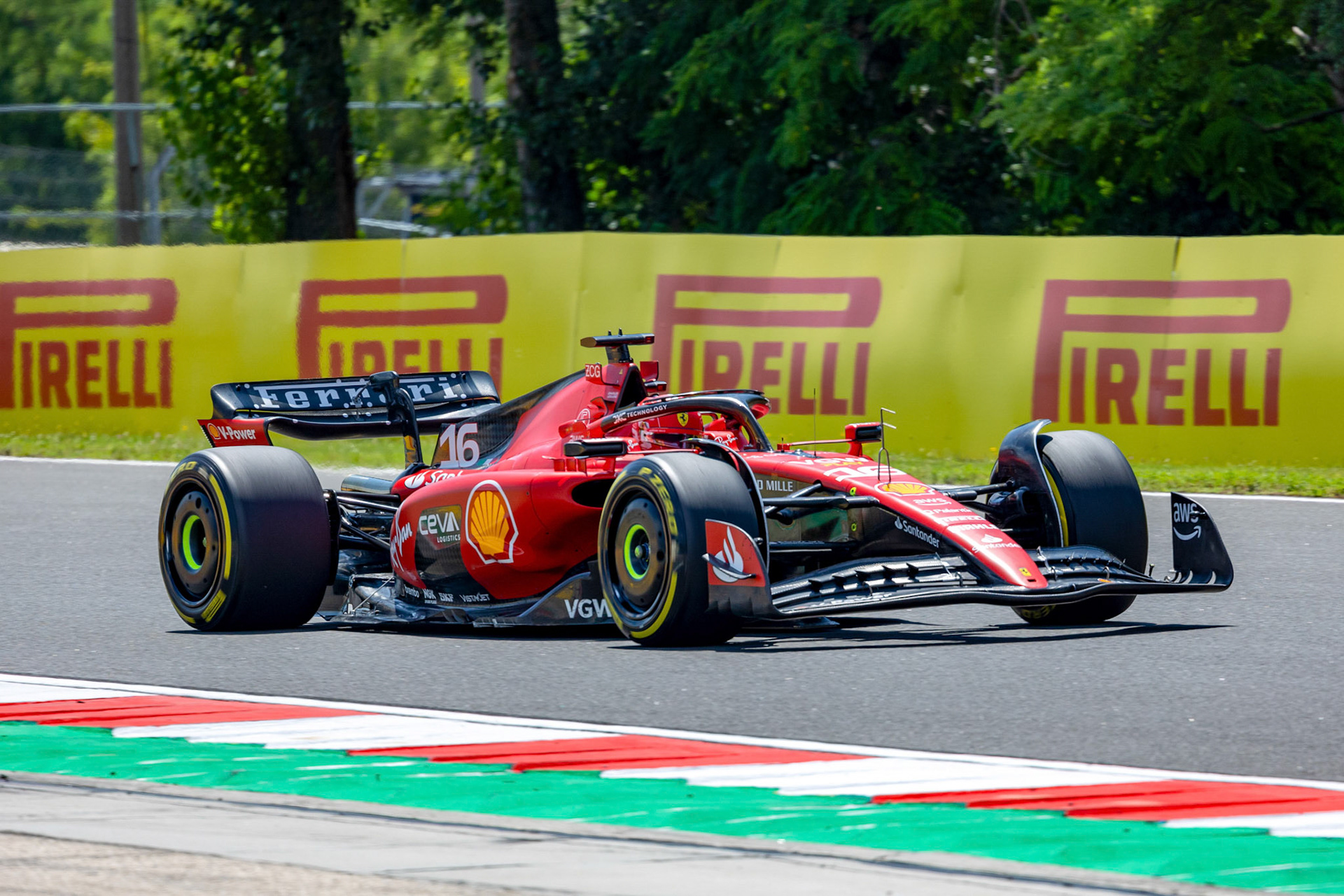 Charles Leclerc (MCO) Scuderia Ferrari;Formel 1 GP Budapest / Ungarn. Samstag, 22.07.2023