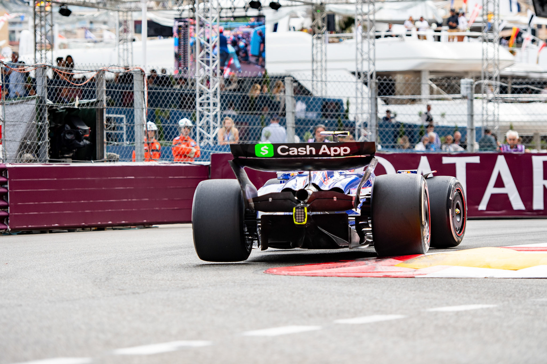 Yuki Tsunoda #22, Visa Cash App RB Formula One Team; Formel1 GP Monaco Freitag, 24.05.2024