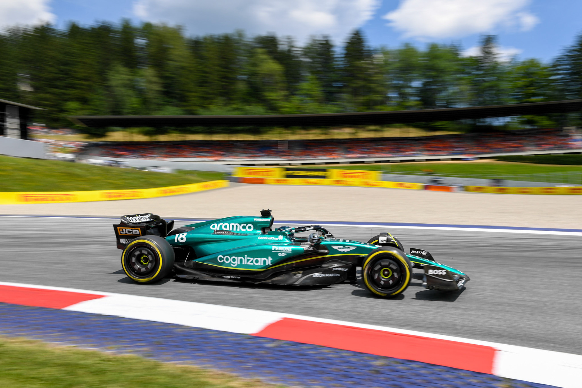 Lance Stroll (CAN) Aston Martin Formula One Team; Formel 1 GP Austria / Österreich. Freitag, 30.06.2023