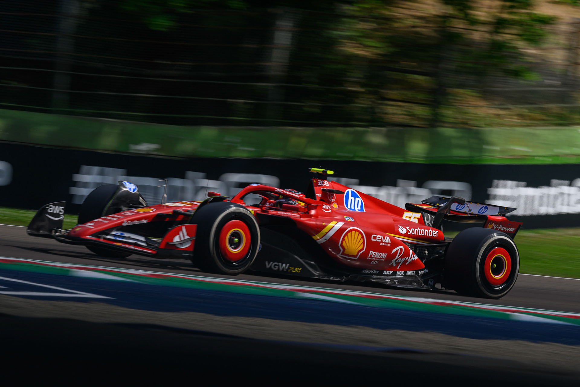 Carlos Sainz #55, Scuderia Ferrari; F1 GP Imola / Italien Sonntag, 19.05.2024