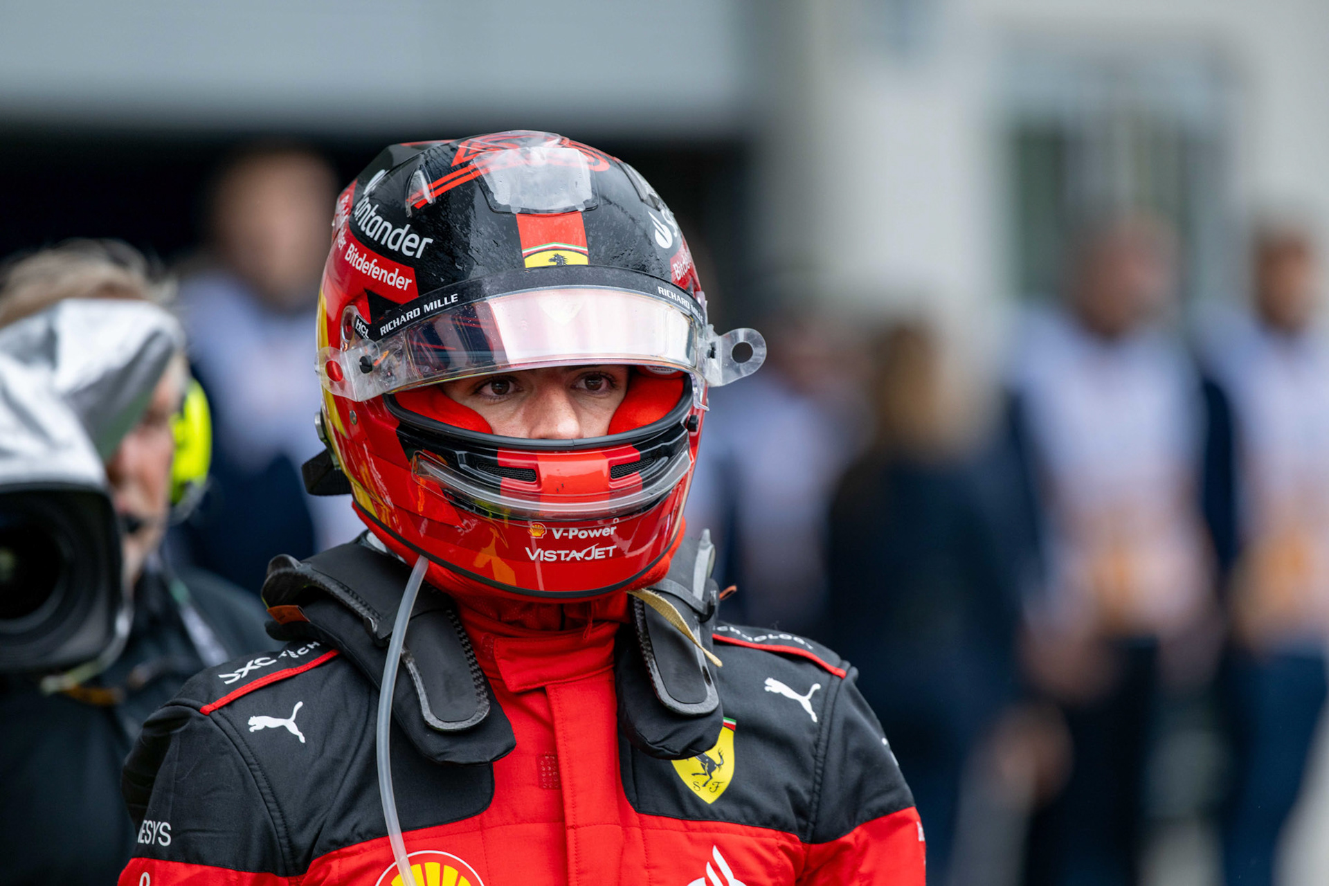 Carlos Sainz (ESP) Scuderia Ferrari; Formel 1 GP Austria / Österreich. Samstag, 01.07.2023