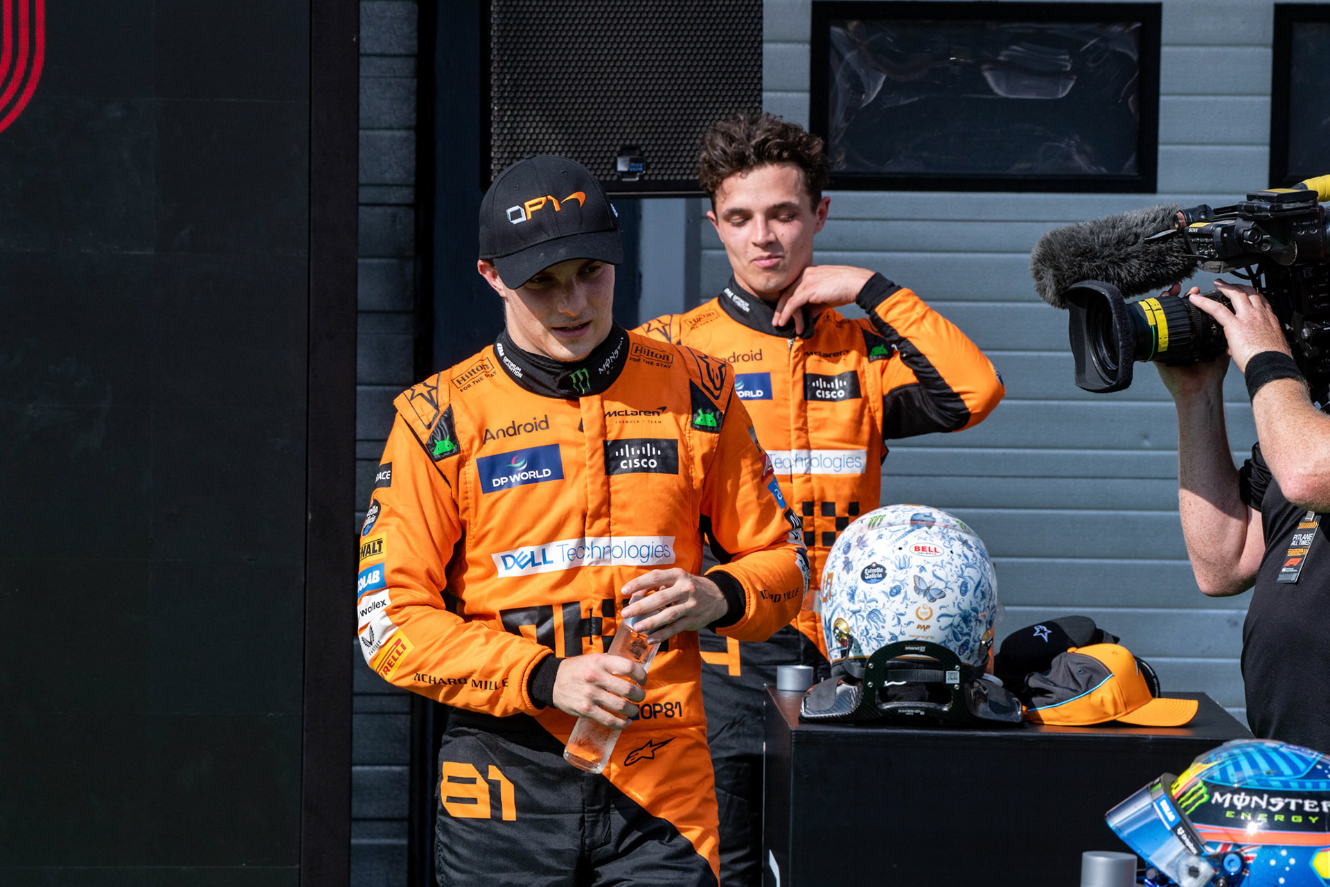 Oscar Piastri #81, McLaren Formula 1 Team und Lando Norris #4, McLaren Formula 1 Team;Formel 1 Budapest / Ungarn
