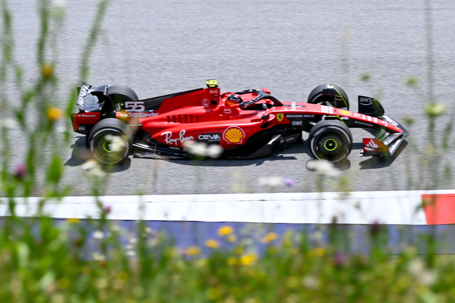 Carlos Sainz (ESP) Scuderia Ferrari; Formel 1 GP Austria / Österreich. Freitag, 30.06.2023