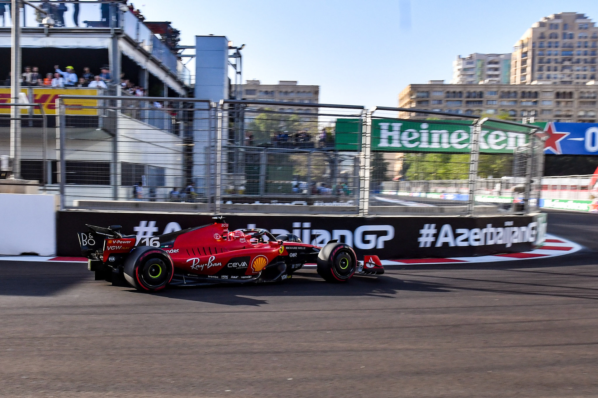 Charles Leclerc (MCO) Scuderia Ferrari; Formel 1 GP Baku Azerbaijan. Freitag 28.04.2023