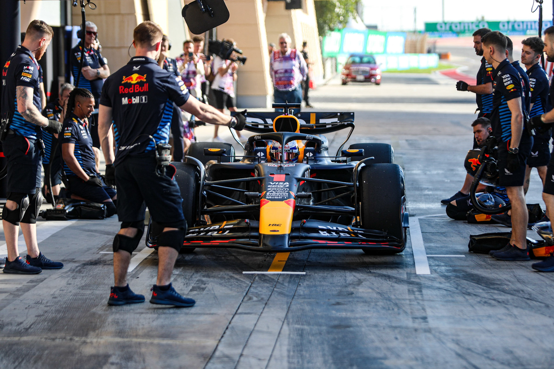 Max Verstappen #1, Oracle Red Bull Racing; Formel 1 Pre-Season Tests Bahrain. Mittwoch, 21.02.2024