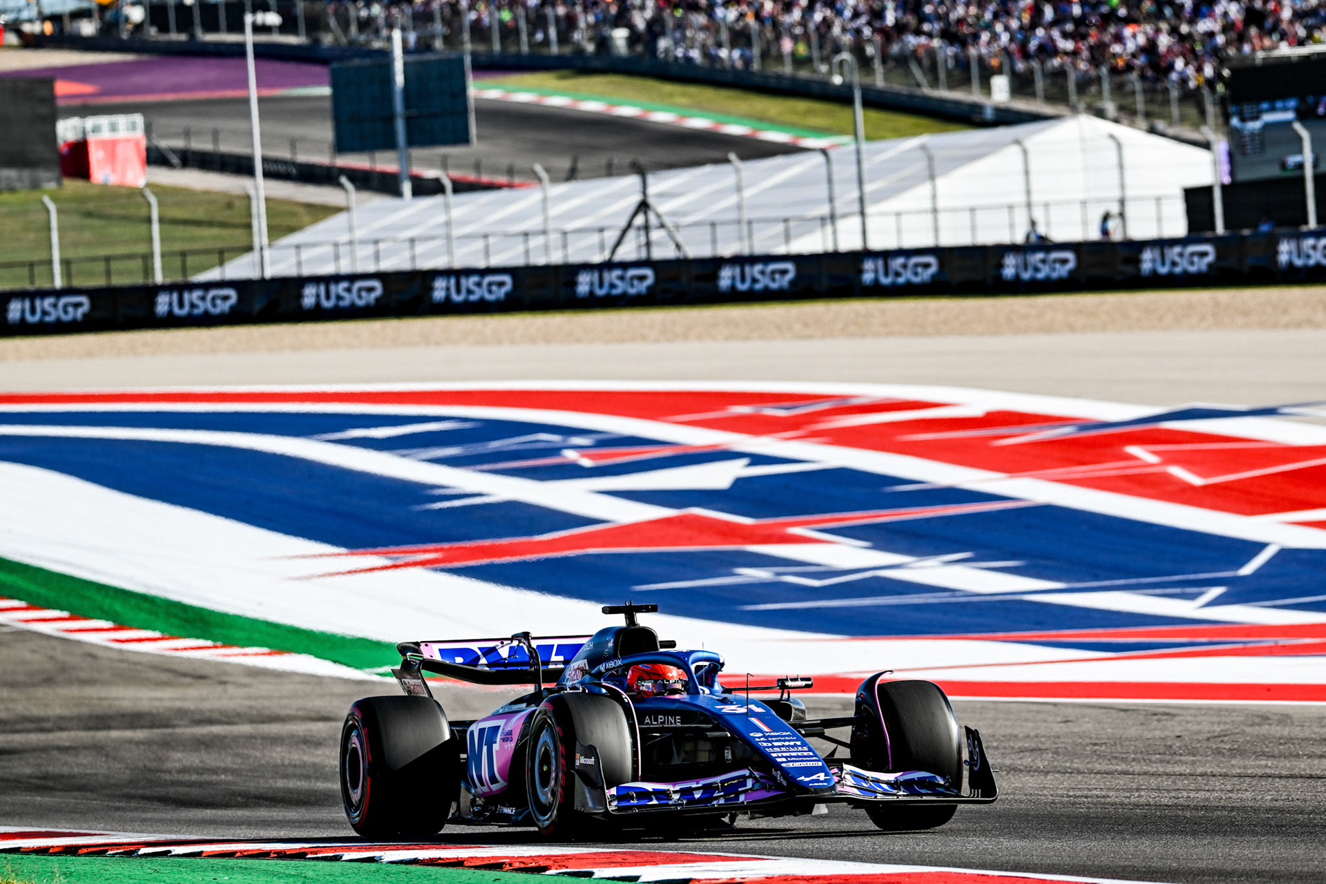 Esteban Ocon (FRA) Alpine F1 Team; Formel 1 GP USA Austin Texas. Samstag 21.10.2023