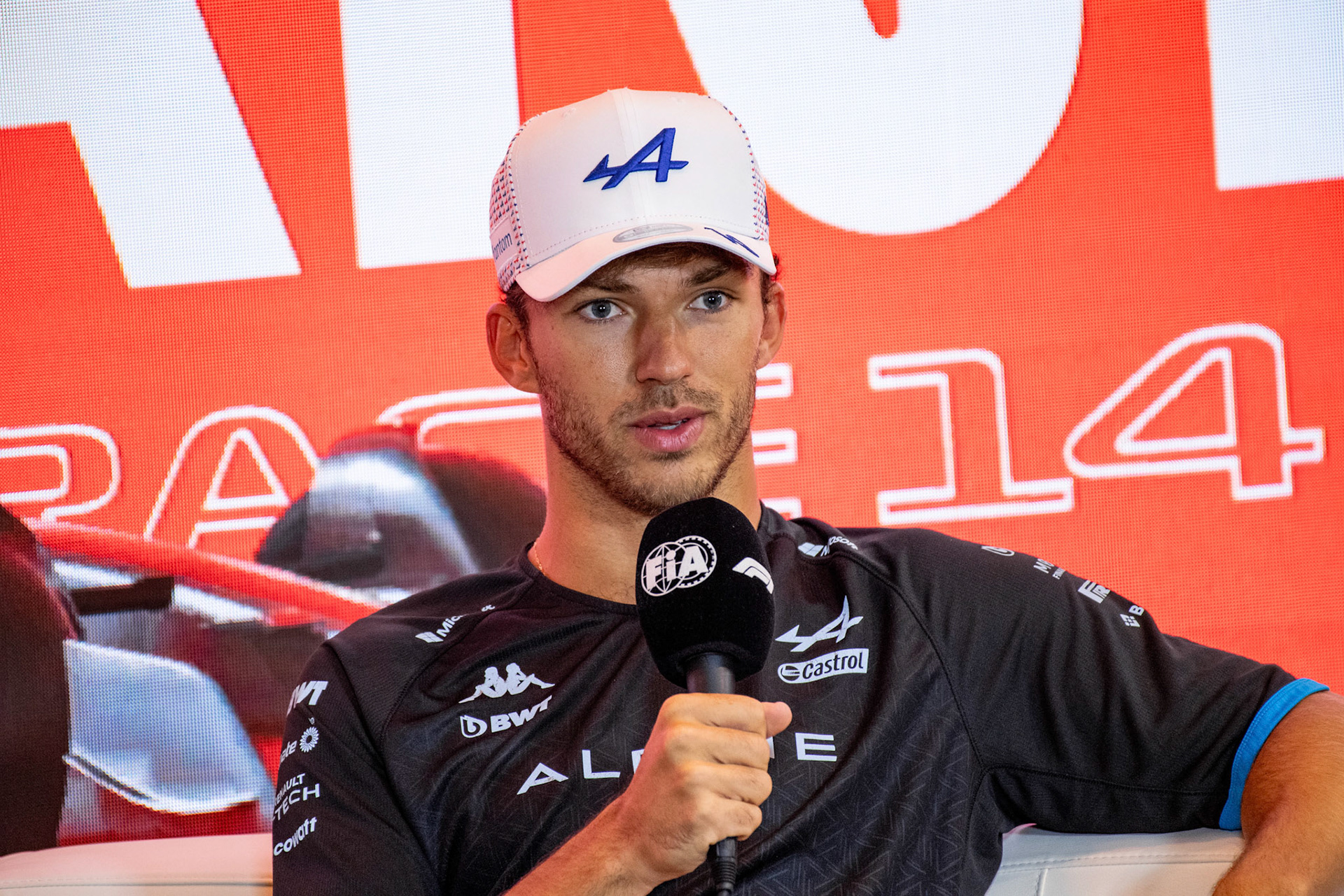 Pierre Gasly (FRA) Alpine F1 Team Pressekonferenz; Formel 1 GP Holland / Zandvoort. Sonntag, 27.08.2023