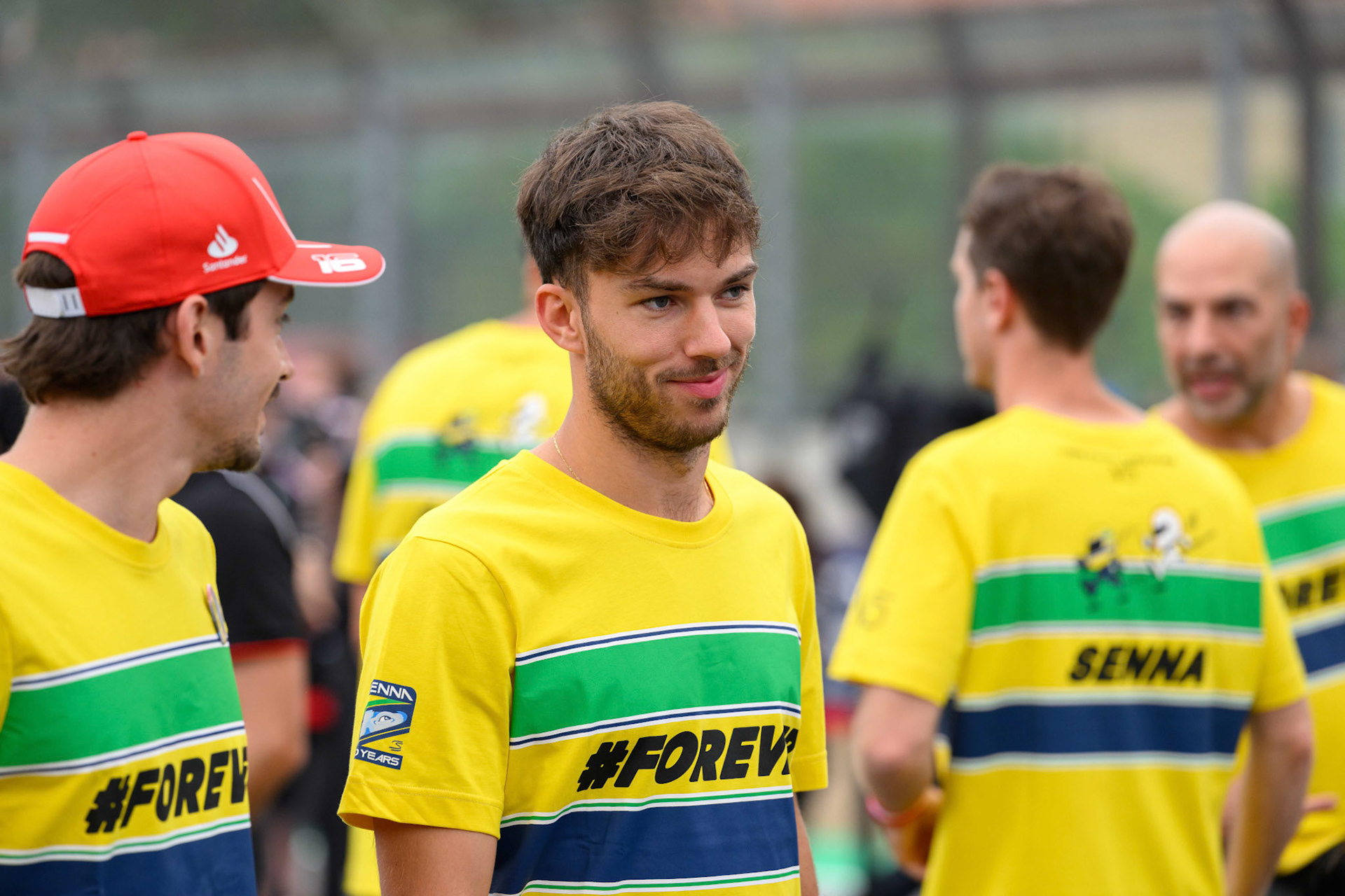 Pierre Gasly #10, BWT Alpine F1 Team, Charles Leclerc #16, Scuderia Ferrari; F1 GP Imola / Italien Donnerstag, 16.05.2024