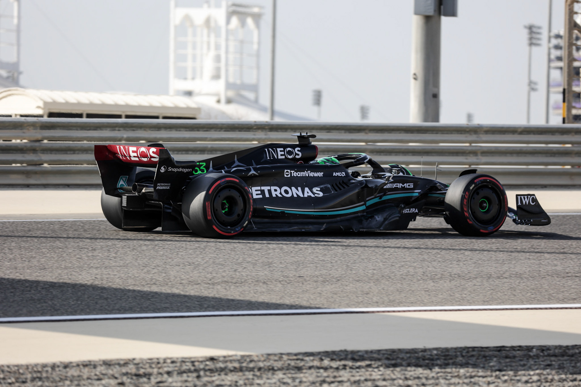 George Russell (GBR) Mercedes AMG F1 Team; Formel 1 GP Bahrain. Samstag 04.03.2023