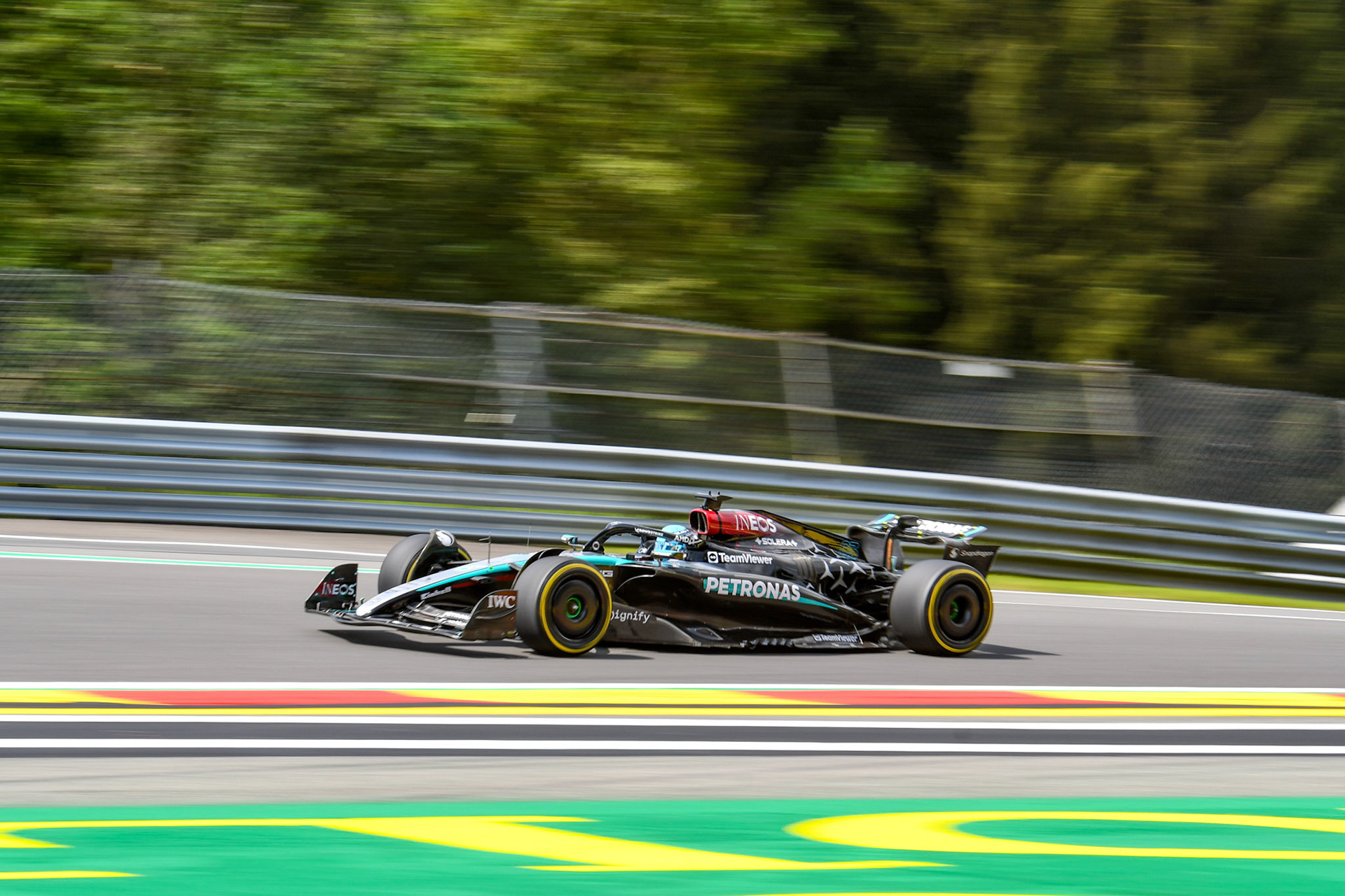 George Russell #63, Mercedes-AMG Petronas F1 Team;Formel 1 GP Spa / Belgien. Freitag, 26.07.2024