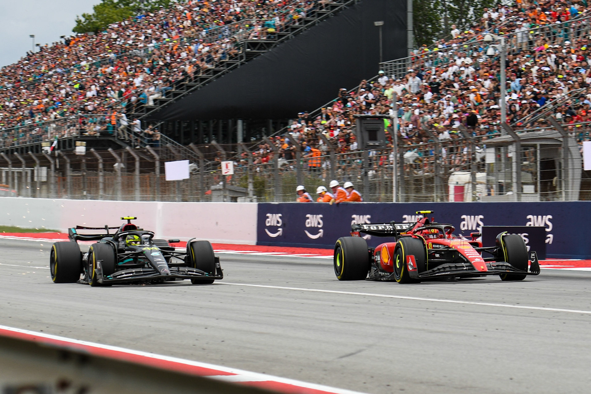 Carlos Sainz (ESP) Scuderia Ferrari; Formel 1 GP Barcelona. Sonntag 04.06.2023
