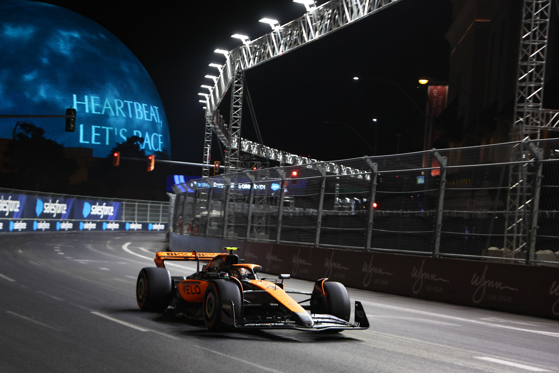 Lando Norris (GBR) McLaren F1 Team; Formel 1 GP USA Las Vegas. Samstag 18.11.2023
